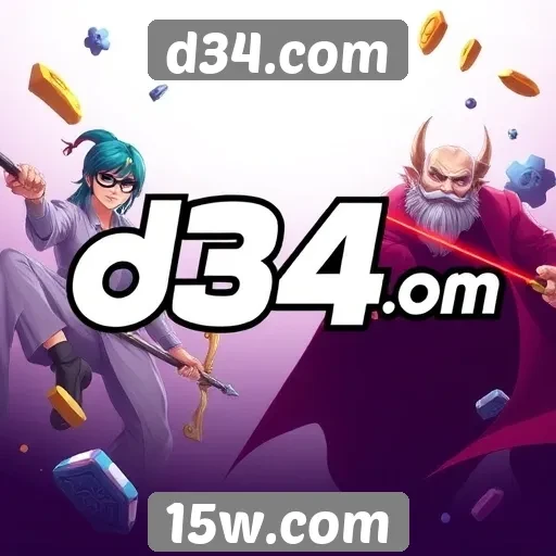 Exploração das opções de jogos disponíveis em d34.com